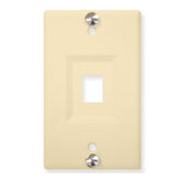 ICC IC107FRW 1-Port Recessed Telephone Wall Plate